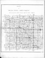 Walsch County Road Map 1, Walsh County 1951